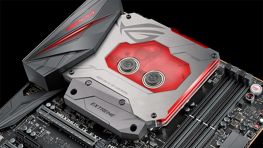 Asus maximus extreme ix как поставить водяное охлаждение