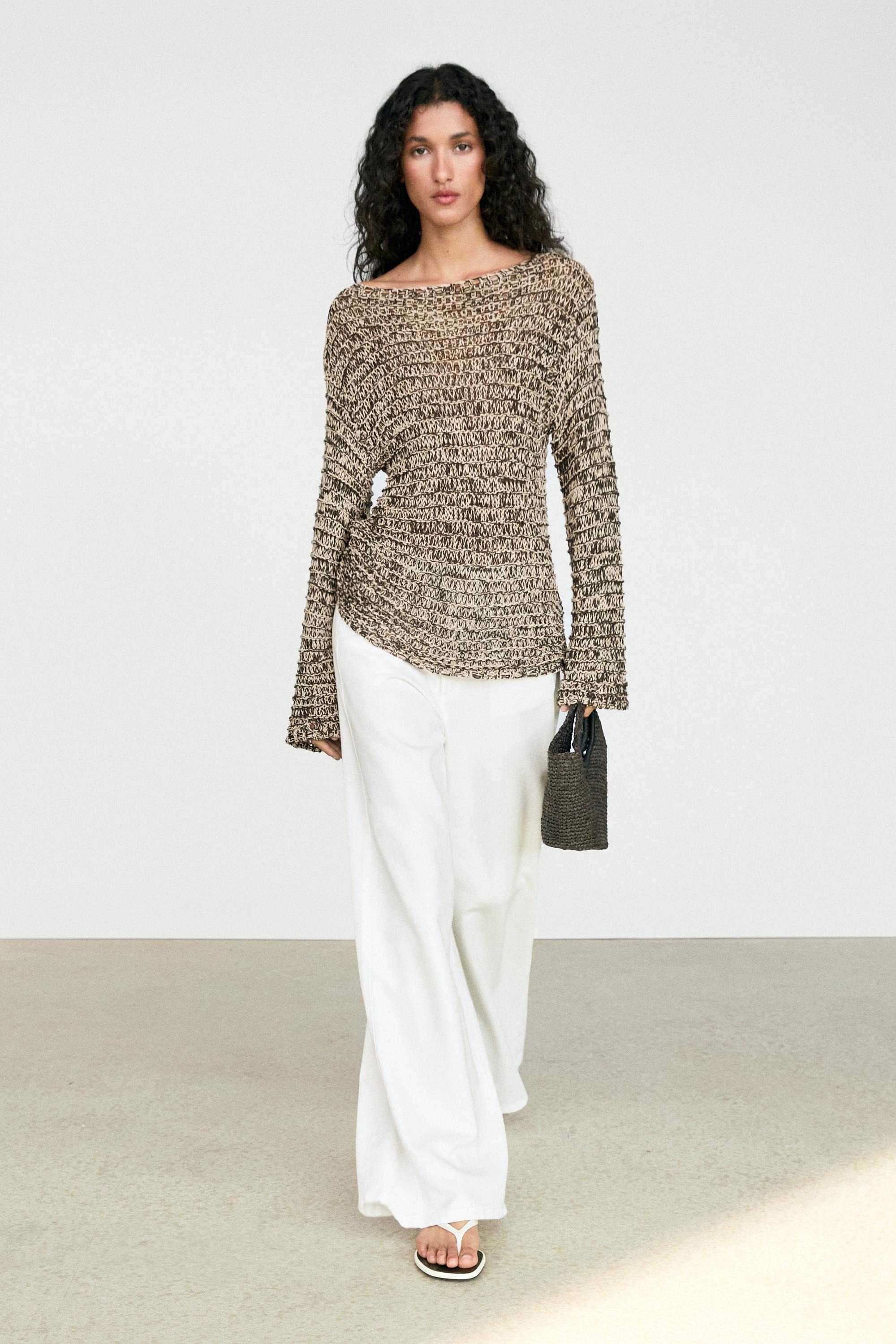 Massimo Dutti, Marled Knit Sweater