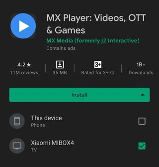 Android Tv Apps Play Store Menu