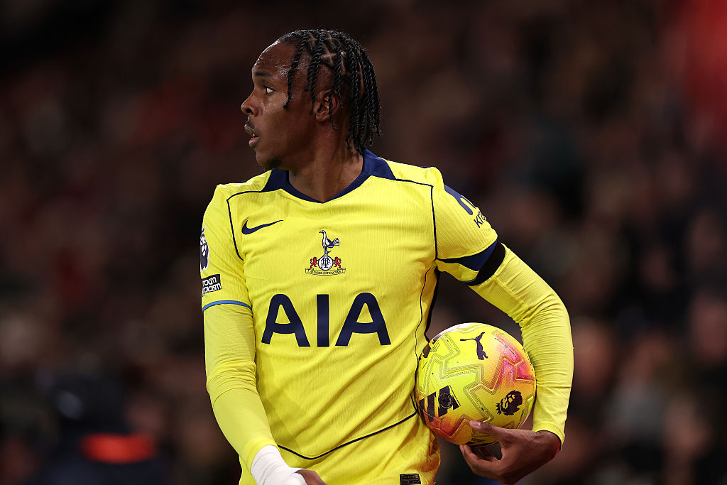 Mathys Tel got Spurs' first goal against Bournemouth