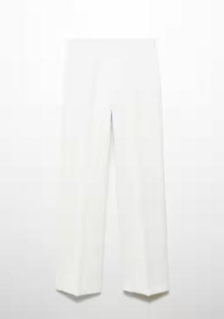 Mango Wide-Leg Pants With Belt