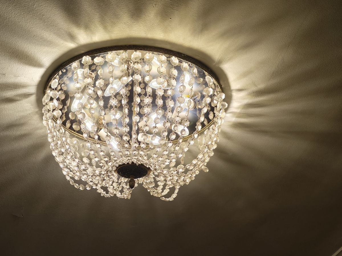 A chandelier