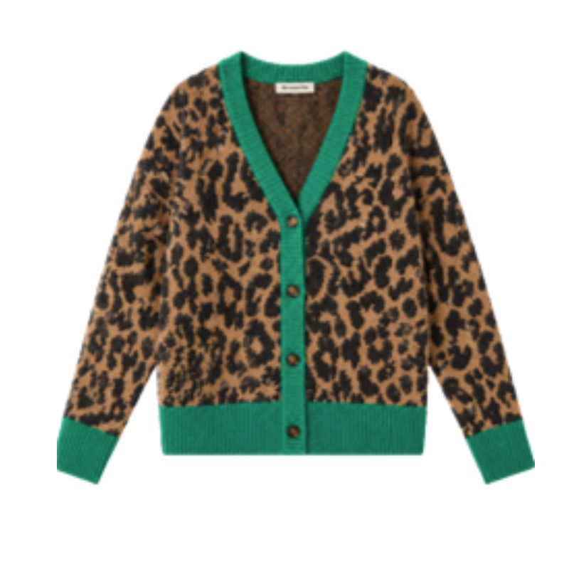 Accessorize x Good Manners Style, Leopard Print Cardigan