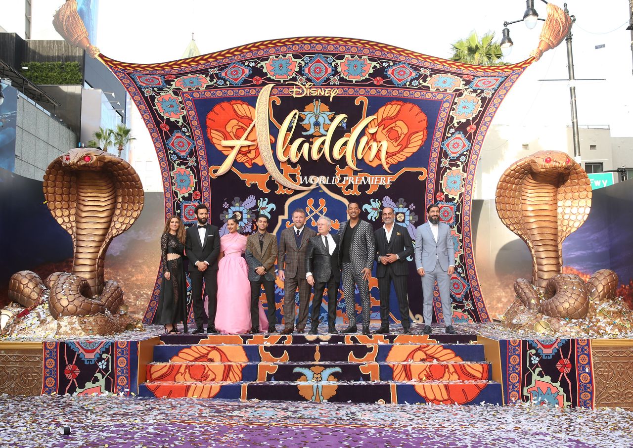 The cast of Aladdin.