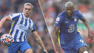 Leandro Trossard of Brighton & Hove Albion and Romelu Lukaku of Chelsea could both feature in the Brighton vs Chelsea live stream