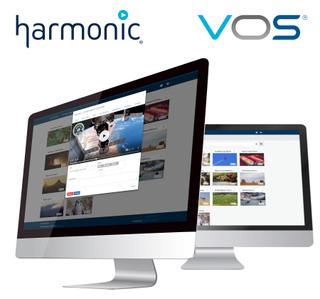 Harmonic VOS Media Software on a computer screen