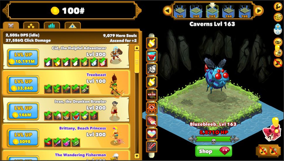 clicker heroes online