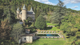 16th century castle with three towers