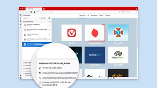 Vivaldi's updated downloads panel makes it easier to sort your files and see useful information at a glance