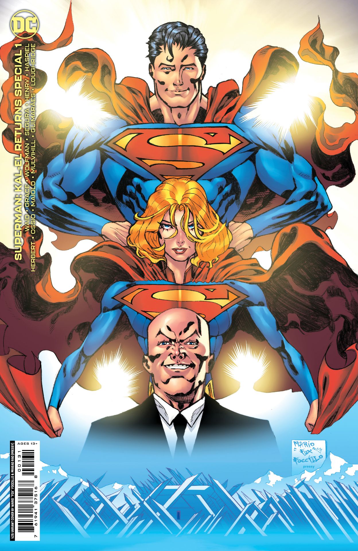 Superman: Kal-El Returns #1 art