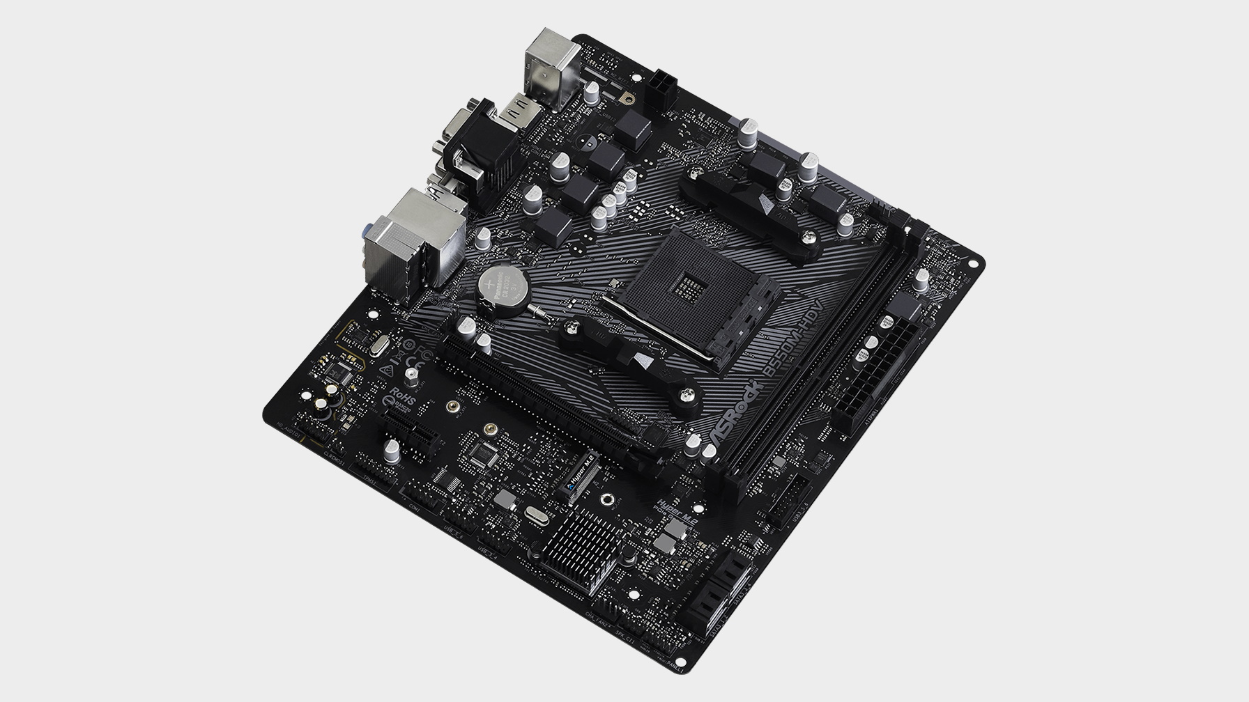  Asrock B550M-HDV gaming motherboard review 