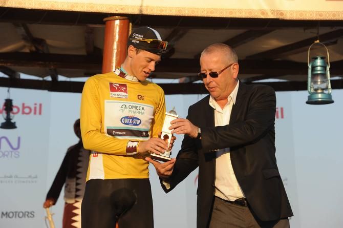 Tour of Qatar overall winner Niki Terpstra (Omega Pharma-Quickstep)