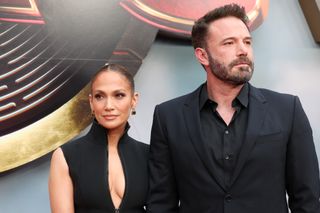 Jennifer Lopez and Ben Affleck at the premiere of "The Flash" on June 12, 2023.