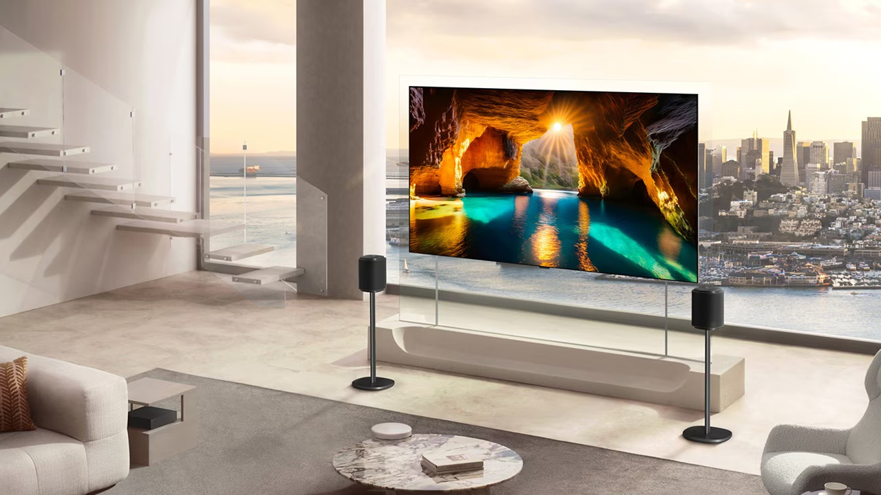 LG OLED W6 in a sitting room