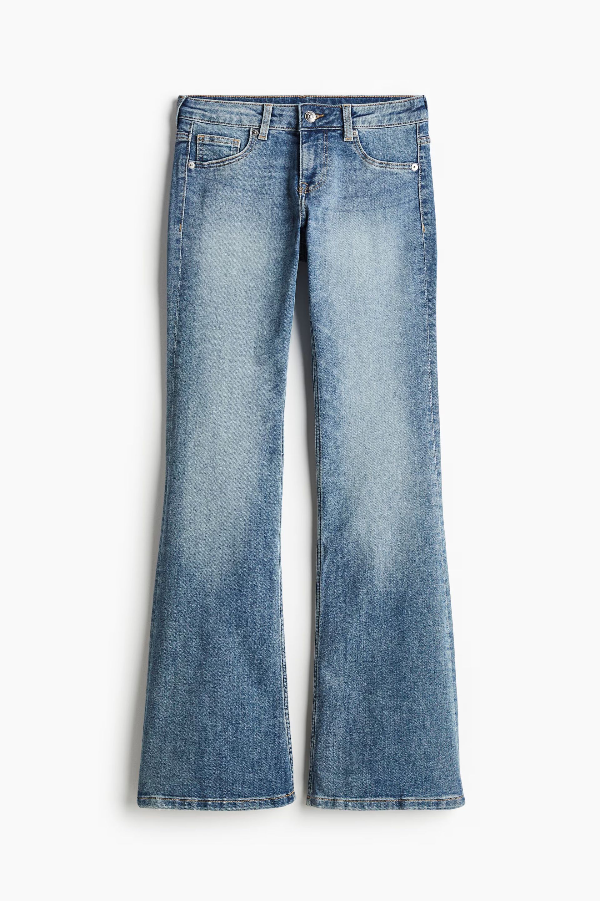 h&m, Low Rise Flared Leg Jean