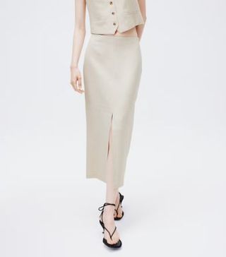 Image of beige skirt