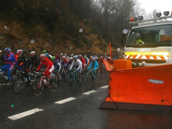 A snow plough was called in on stage 3