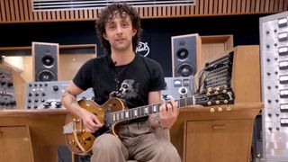 Dre DiMura in the Les Paul Recording Studio, 2026