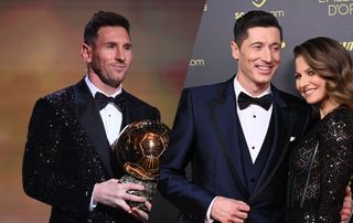 Lionel Messi and Robert Lewandowski