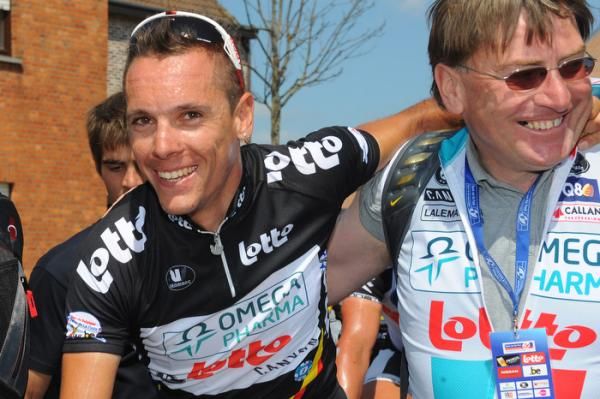 Philippe Gilbert (Omega Pharma-Lotto) is all smiles having won the Tour of Belgium.