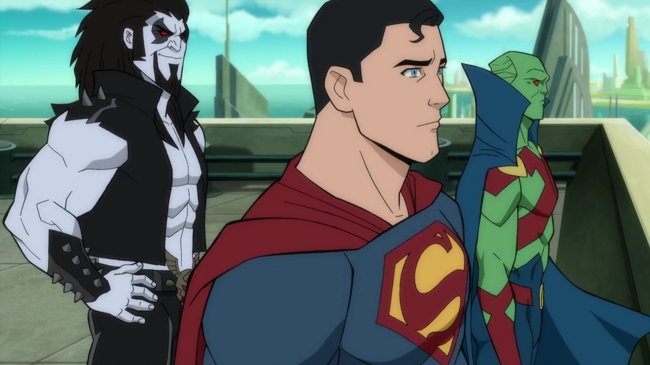 Lobo, Superman and Martian Manhunter in Superman: Man of Tomorrow
