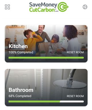 The SaveMoneyCutCarbon Home app
