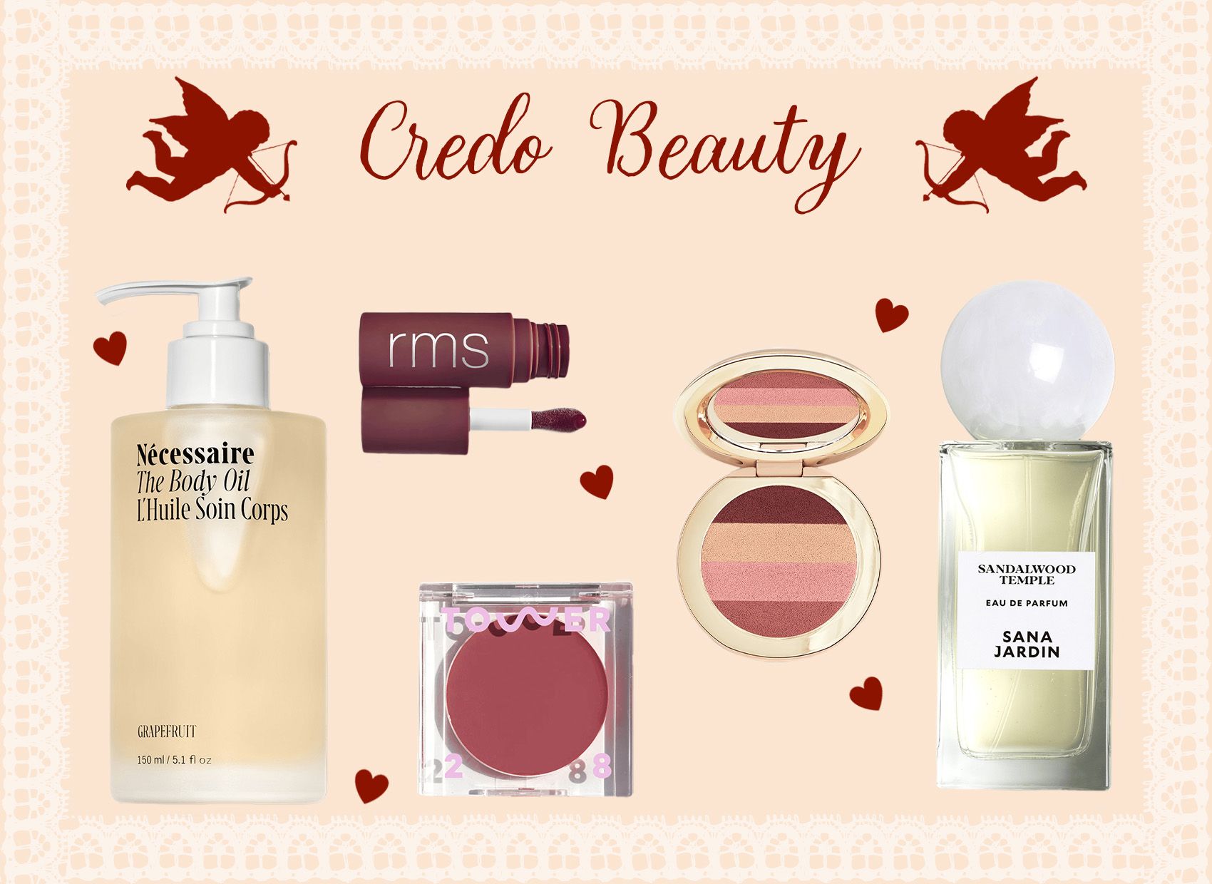 Collage of Valentine's Day Gifts