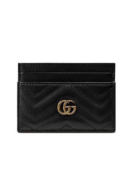 Gucci GG Marmont Quilted Leather Cardholder
