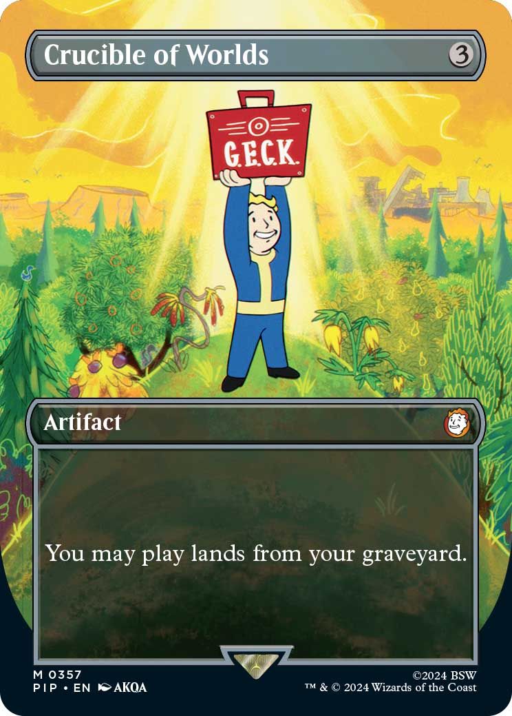 Magic: The Gathering Fallout crossover card preview