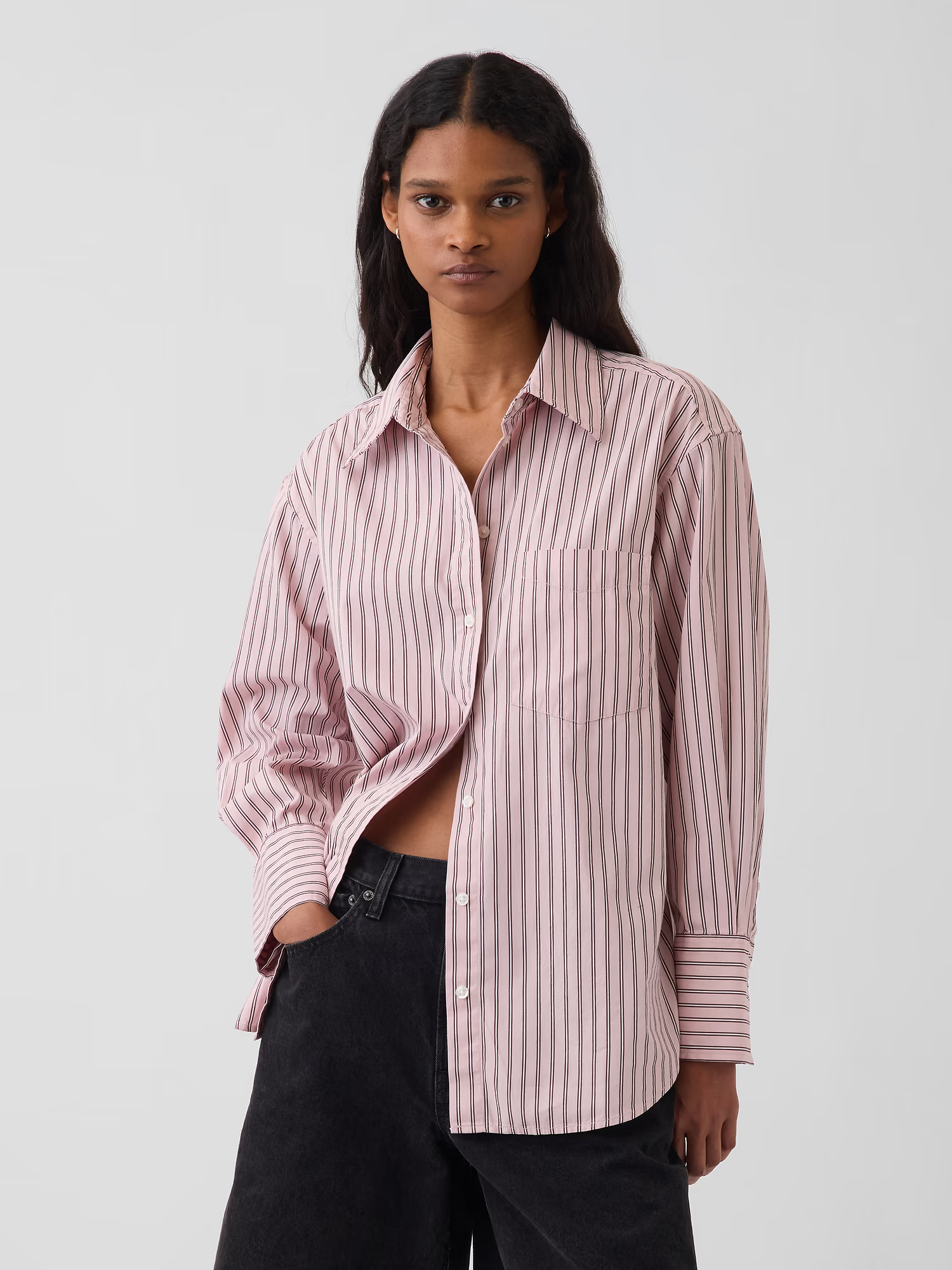Gap, Organic Cotton Poplin Big Shirt