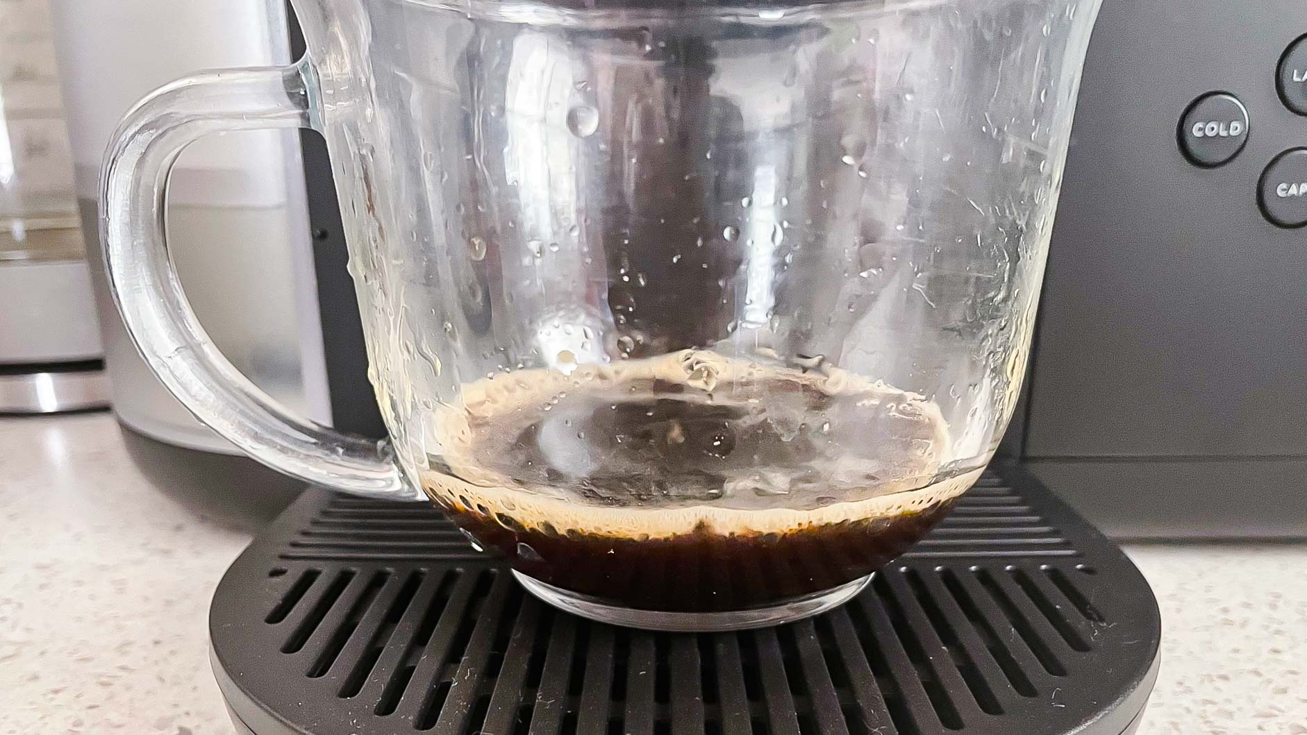 Keurig K-Cafe cup of espresso
