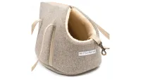 Grey Tweed Dog Carrier, one of w&h's picks for Christmas gifts for dog lovers