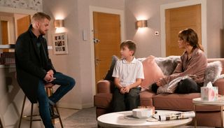 Gary, Maria and Liam In Coronation Street