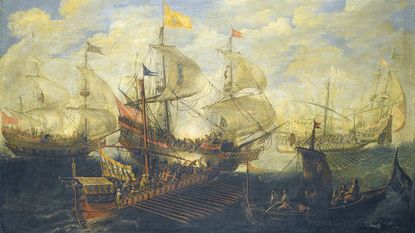 Battle of Lepanto by Andries van Eertvelt. Photo © Fine Art Images/Heritage Images/Getty Images