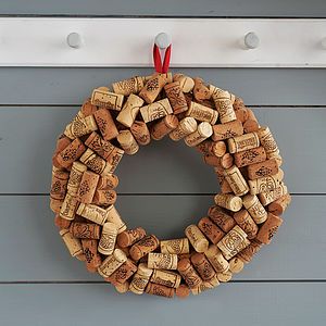 Celebratory Wine Cork Wreath