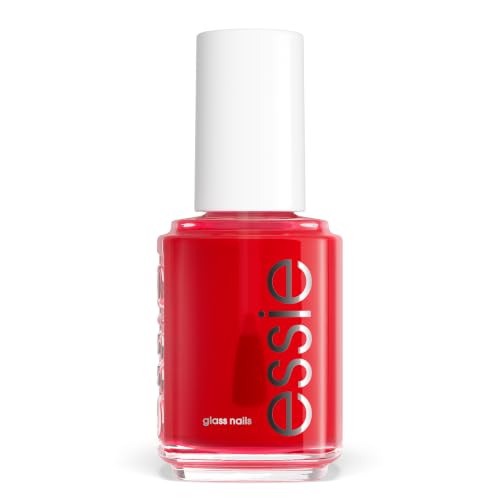 Essie Glass Nails Full Blown, Vibrant Pink Nail Polish, Sheer Finish