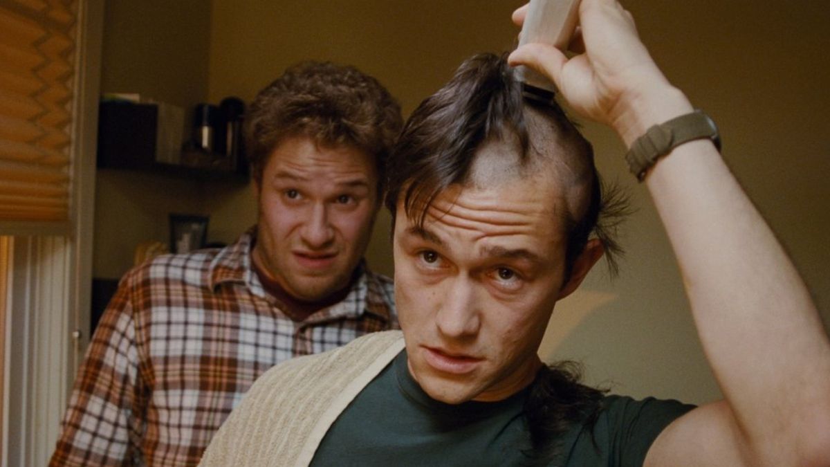 Seth Rogen and Joseph Gordon-Levitt in 50/50