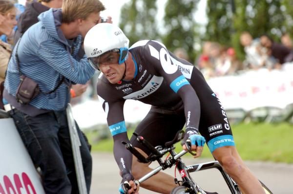 David Millar (Garmin-Cervelo) finished 3rd