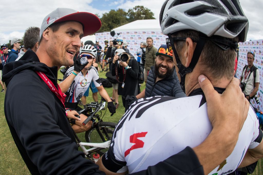 Congratulations for Christoph Sauser and Jaroslav Kulhavy (Investec-Songo-Specialized)