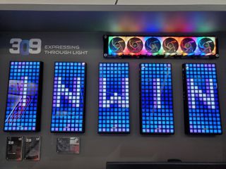 In Win 309 display at Computex 2019 (Credit: Tom's Hardware)