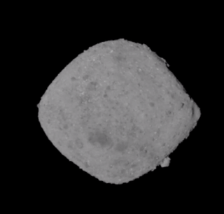 An image taken by the PolyCam camera on NASA's OSIRIS-REx spacecraft on Nov. 2, 2018, when the probe was about 122 miles (196 kilometers) from the asteroid Bennu.