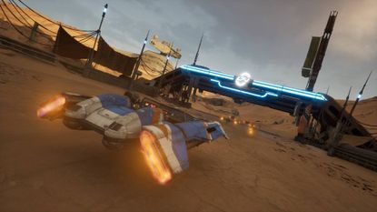Star Wars Galactic Racer starting grid photo on Jakku