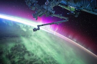Southern Lights from International Space Station