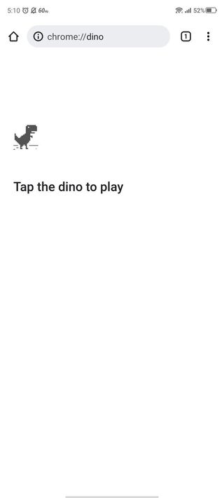 Google Chrome Dino Game Widget