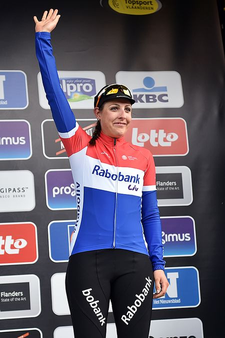 Lucinda Brand (Rabo Liv) was third on the day