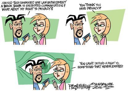 Editorial Cartoon U.S. Apple Privacy