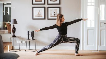 Woman doing yoga