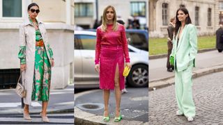 street style influencers showing spring outfit ideas co-ord
