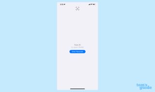 iOS 15.4 Wallet Authentication screen