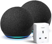 Echo Dot (4th generation), 2-pack + TP-Link Tapo P100 Smart Plug: £119.97 £49.98 at Amazon
Save £62.99 -